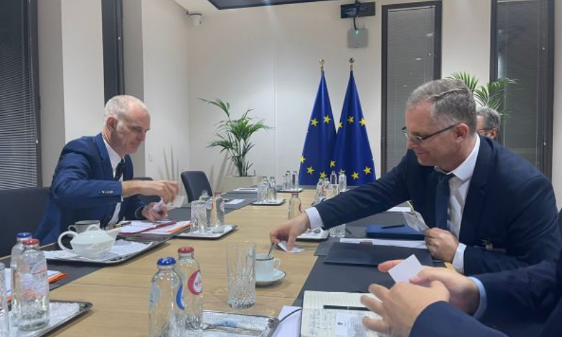 Bislimi e informon këshilltarin e presidentit të KE së për aplikimin e Kosovës për anëtarësim në BE