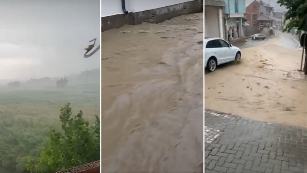 Reshje të shumta shiu në Rahovec, vërshime në disa pjesë