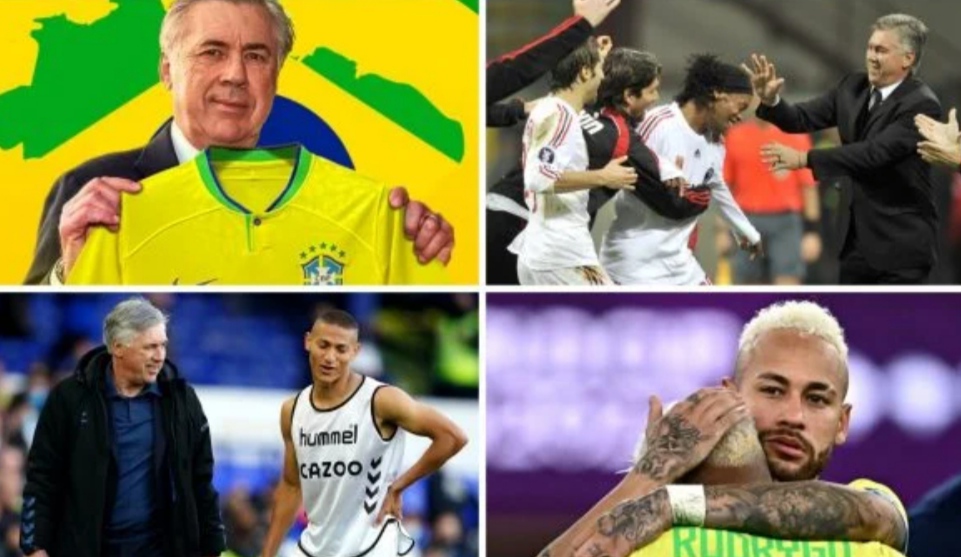 Në Brazil të dashuruar pas Ancelottitml: “Ku zbarkon ai, vjen fitorja”