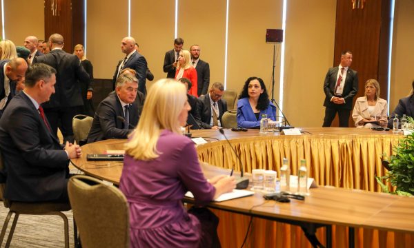 osmani-pritet-nga-pendarovski,-e-falenderon-ate,-presidenten-e-sllovenise-dhe-presidentin-e-kroacise-ne-fillim-te-samitit-ne-shkup