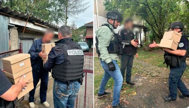 policia-e-kosoves-kujdeset-per-qytetaret-e-banjskes,-shperndajne-pako-me-ushqime