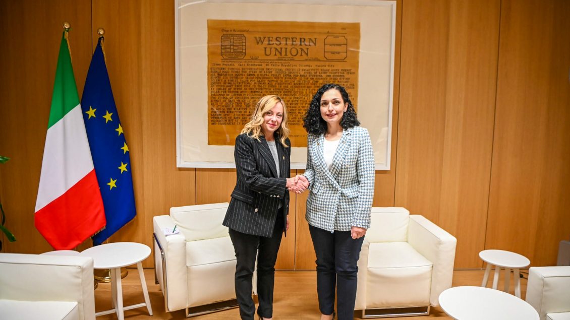 osmani-takon-kryeministren-e-italise,-diskutojne-per-perforcimin-e-marredhenieve-dhe-rrugetimin-e-kosoves-drejt-be-se