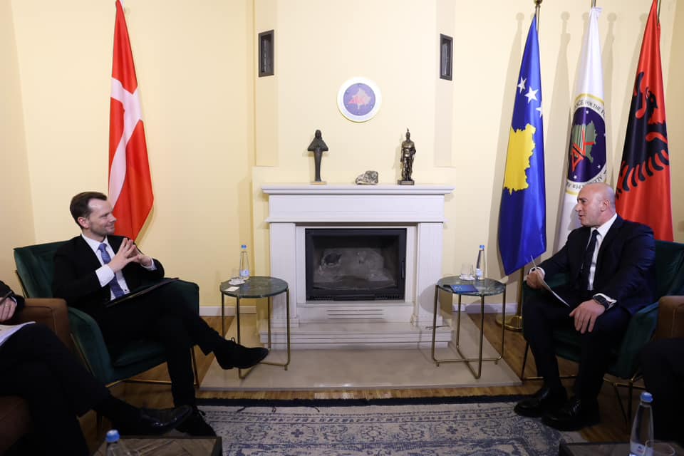 Haradinaj vlerëson rolin e Danimarkës në shtetndërtimin e Kosovës