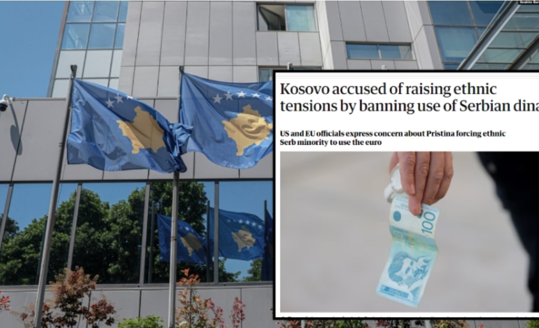 Ndalimi i dinarit, “The Guardian”: Kosova akuzohet për nxitje tensionesh