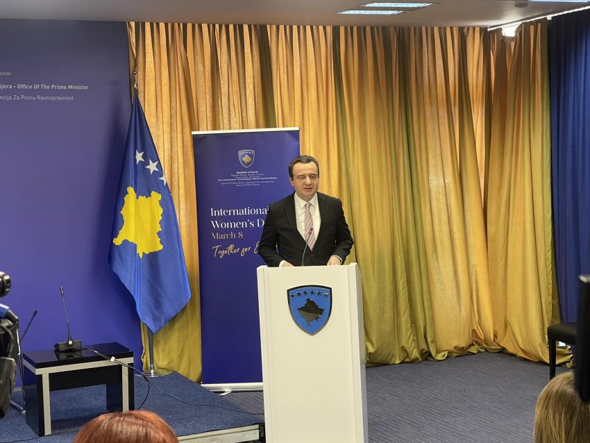 kurti:-synimi-yne-per-barazi-dhe-drejtesi-s’ka-alternative,-jemi-shtet-demokratik-e-feminist