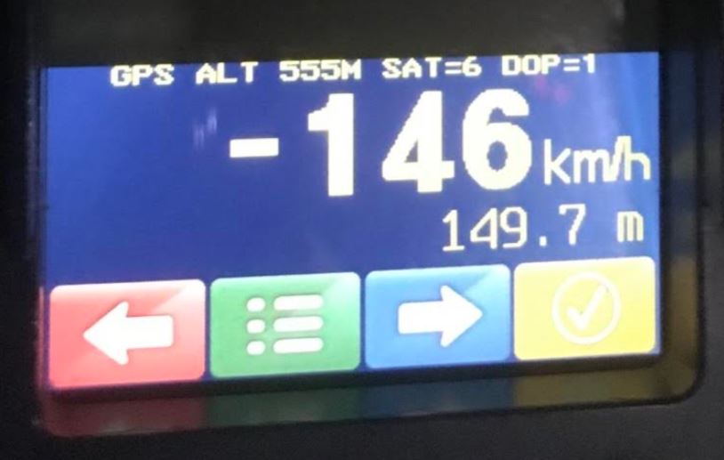 Gjobë 300 euro ndaj shoferit për tejkalim të shpejtësisë në Ferizaj