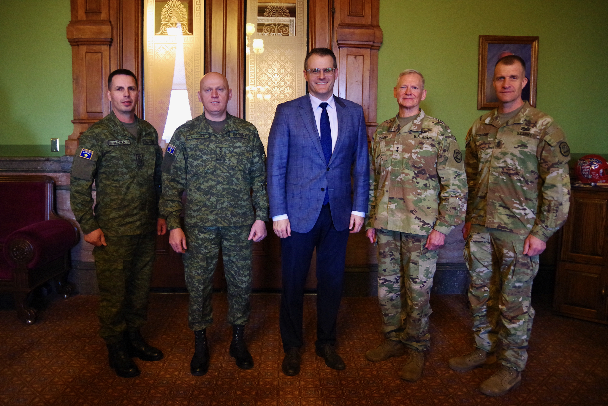 Me ftesë të komandantit të Ajovës, komandanti i FSK-së po qëndron për vizitë zyrtare në SHBA