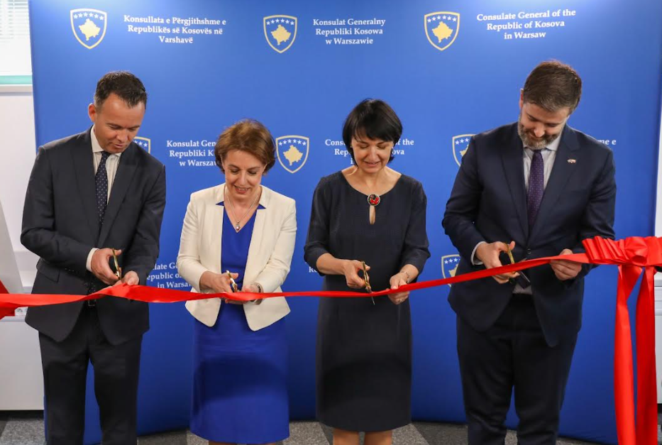 Inaugurohet Konsullata e Përgjithshme e Kosovës në Poloni, Gërvalla: Dëshmi e fuqizimit të marrëdhënieve bilaterale