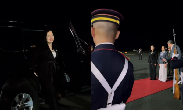 presidentja-osmani-arrin-ne-el-salvador,-pritet-me-ceremoni-shteterore