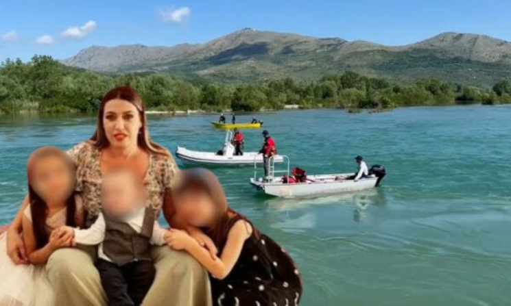 Dita e dytë e kërkimeve në lumin Buna për 39-vjeçaren dhe dy fëmijët e mitur, vështirësi në gjetjen e trupave
