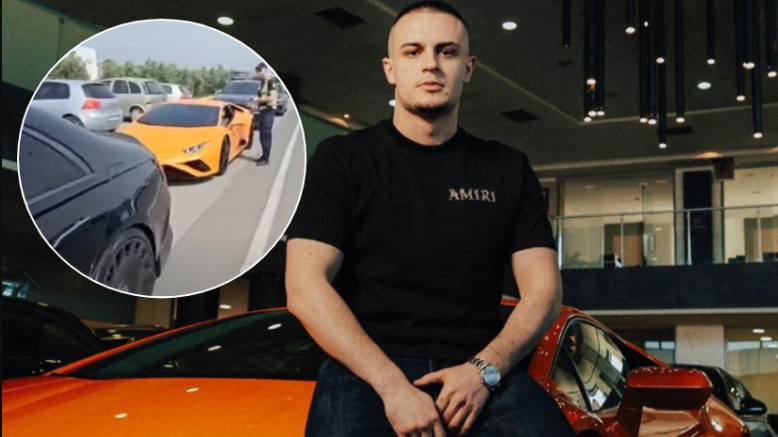 Don Xhoni dënohet nga policia, pasi bëri gara shpejtësie me Lamborghini në Tiranë