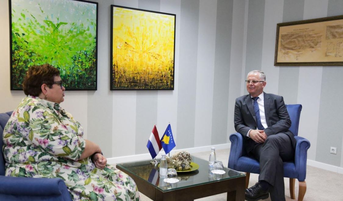 Bislimi në takimin lamtumirës me ambasadoren Holandës flet për anëtarësimin në BE