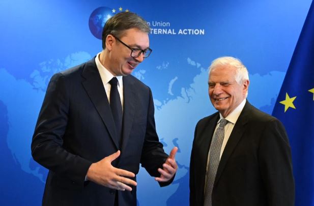 Vuçiq: Në takimin me Borrell thash se Kosova nuk e përmbushë marrëveshjen për Asociacionin