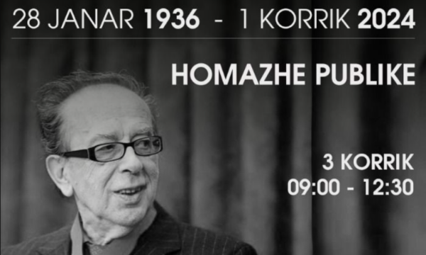 Ceremonia e nesërme shtetërore për nderimet dhe përcjelljen e fundit të Ismail Kadaresë, ky është programi