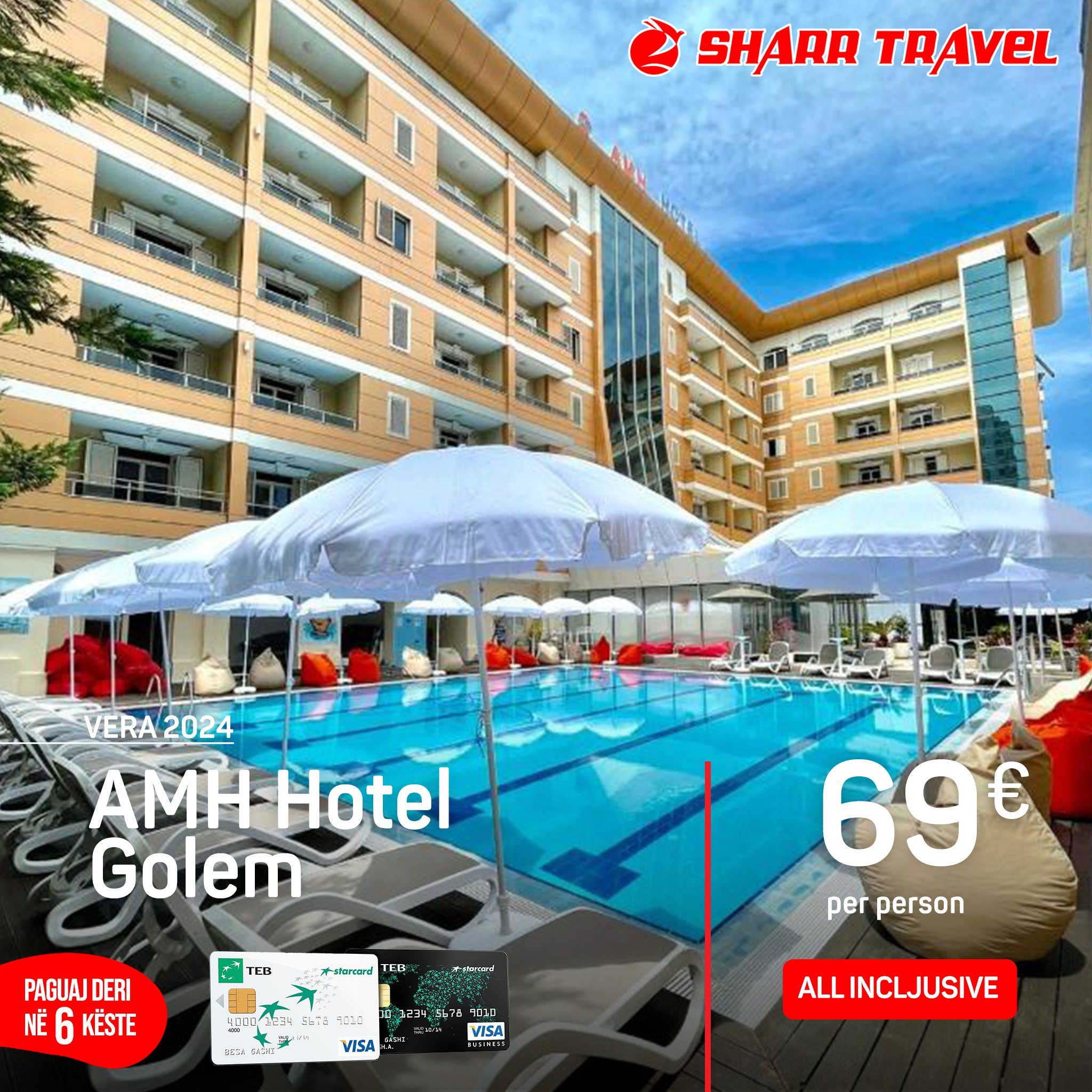 Befason Sharr Travel / Vetëm 69 euro nxjerr ofertën All Inclusive për hotelin në Durrës