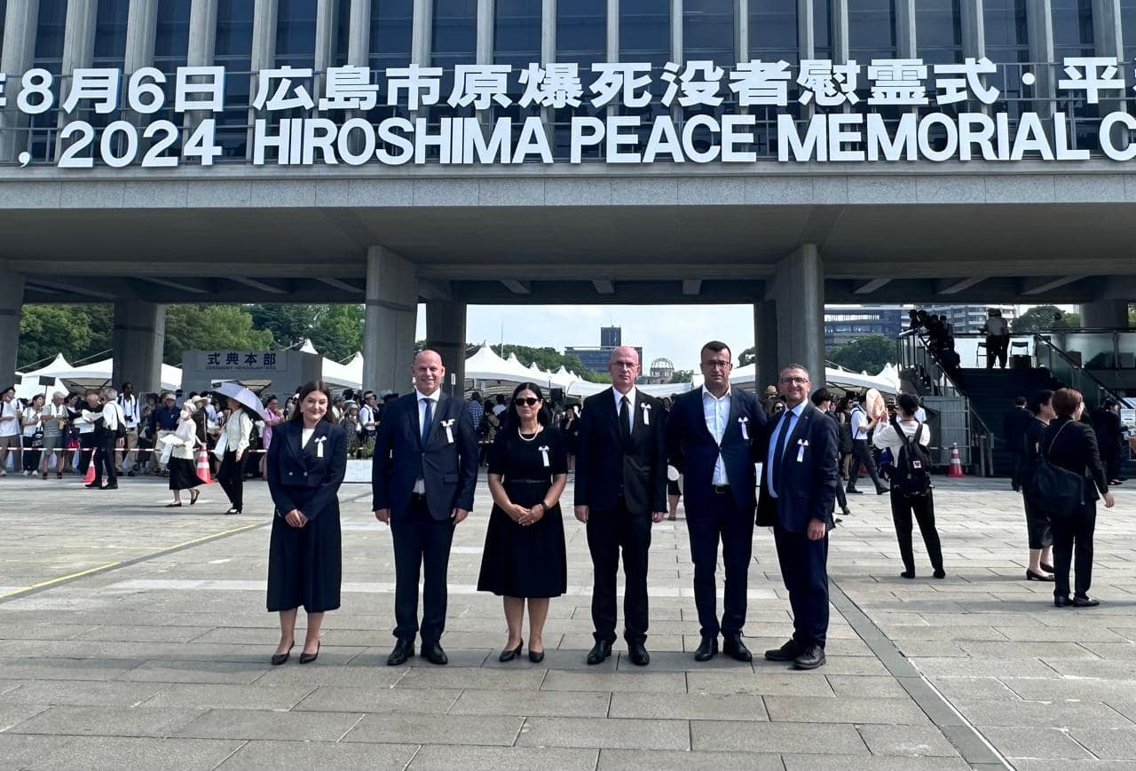 Presidenca dërgon delegacion në Japoni në ceremoninë e Ditës Përkujtimore të Paqes në Hiroshimë