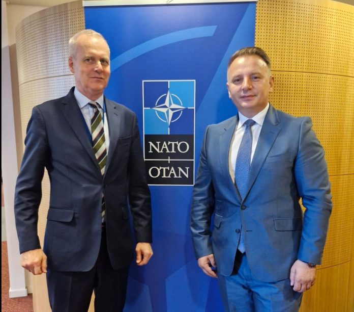 Ambasadori Zemaj takon ndihmëssekretarin e NATO-s, diskutojnë për Kosovën