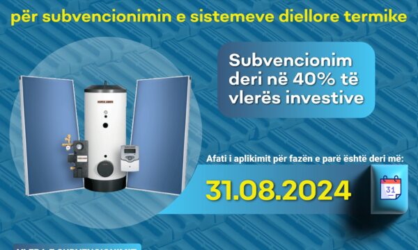 edhe-nje-dite-kohe-per-subvencionimin-per-instalimin-e-sistemeve-diellore-termike,-ministria-del-me-njoftim