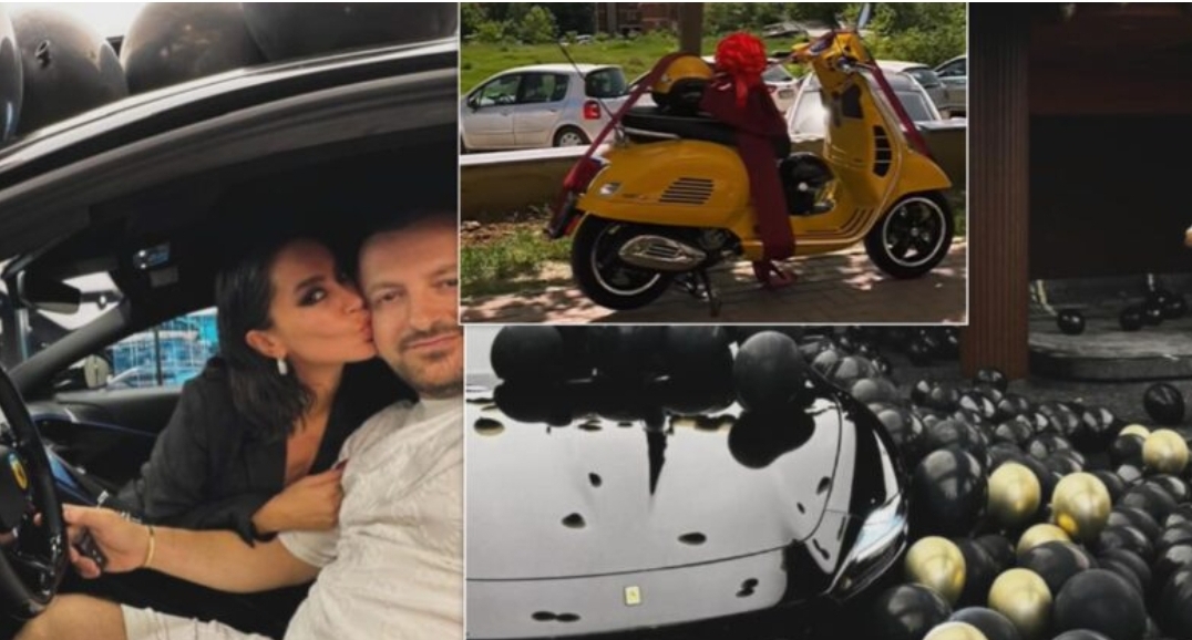 I bëri partnerit të ri dhuratë ‘Ferrari’ për ditëlindje – Dafina Zeqiri dikur DJ Geek-ut i bleu motoçikletë ‘Vespa’