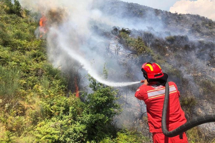 Për 24 orë në Shqipëri u shuan 19 zjarre, edhe gjashtë mbesin aktive