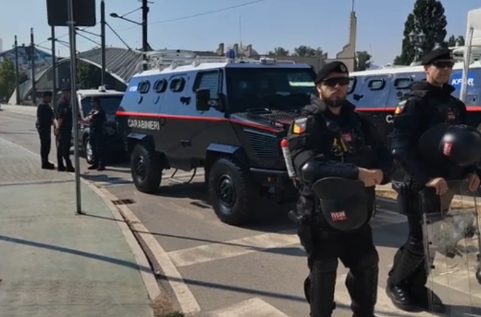 KFOR koordinohet me Policinë e Kosovës për lirim të hapësirës tek Ibri (Video)