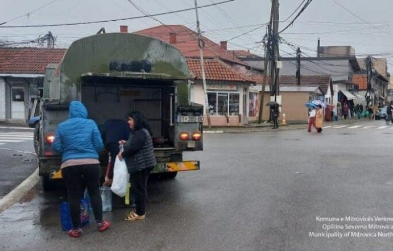 Shërbimi i ujit të pijes me cisterna në veri të Mitrovicës do të vazhdojë edhe nesër