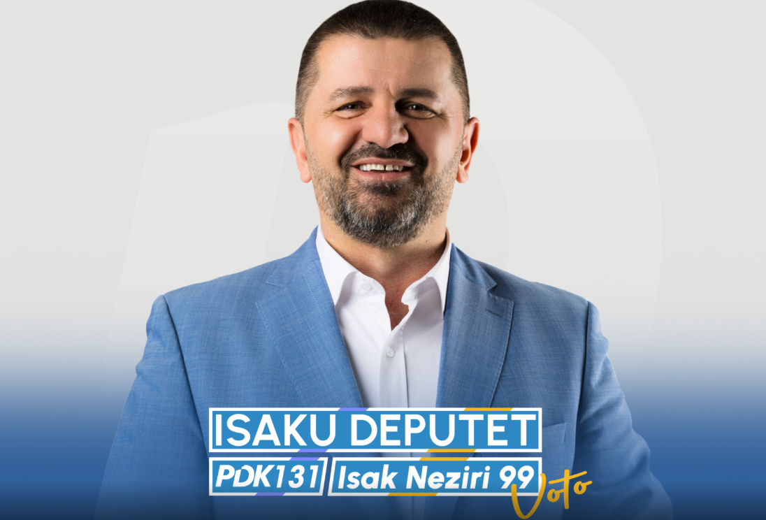 Djali i heroit kombëtar thirrje për të votuar 99-shin e PDK-së, Isak Nezirin