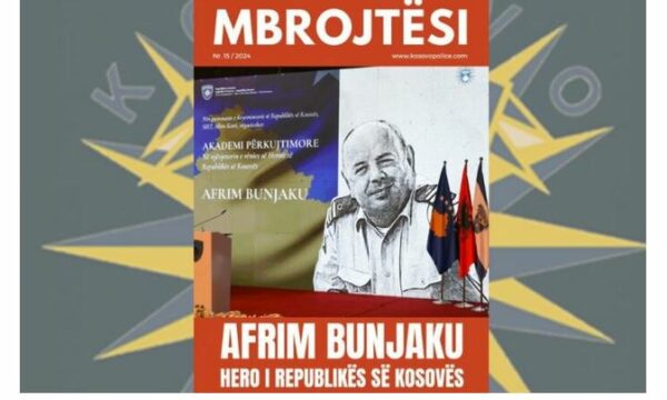 Numri i fundit i revistës “MBROJTËSI” i kushtohet Afrim Bunjakut – Hero i Kosovës