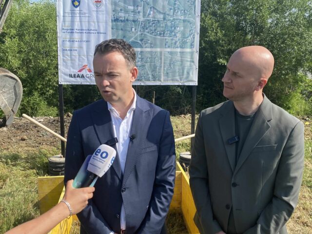 Nisi faza e dytë e ndërtimit të kanaleve kulluese në Shtime – Ministri Peci: Do të parandalohen vërshimet