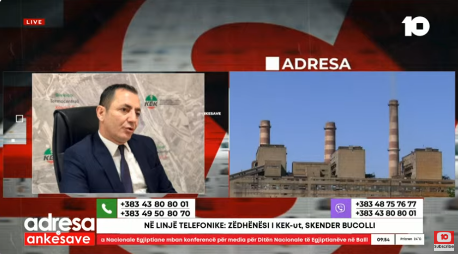 Bucolli: KEK-u po operon me rreth 50 për qind të kapaciteteve