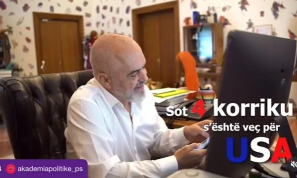 Edi Rama feston 61 vjetorin, Akademia Politike e PS videourim me Inteligjencë Artificiale