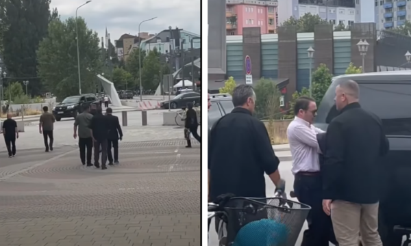 Burri i presidentes “zbarkon” në veri për kafe, përcillet nga një numër i madh truprojash