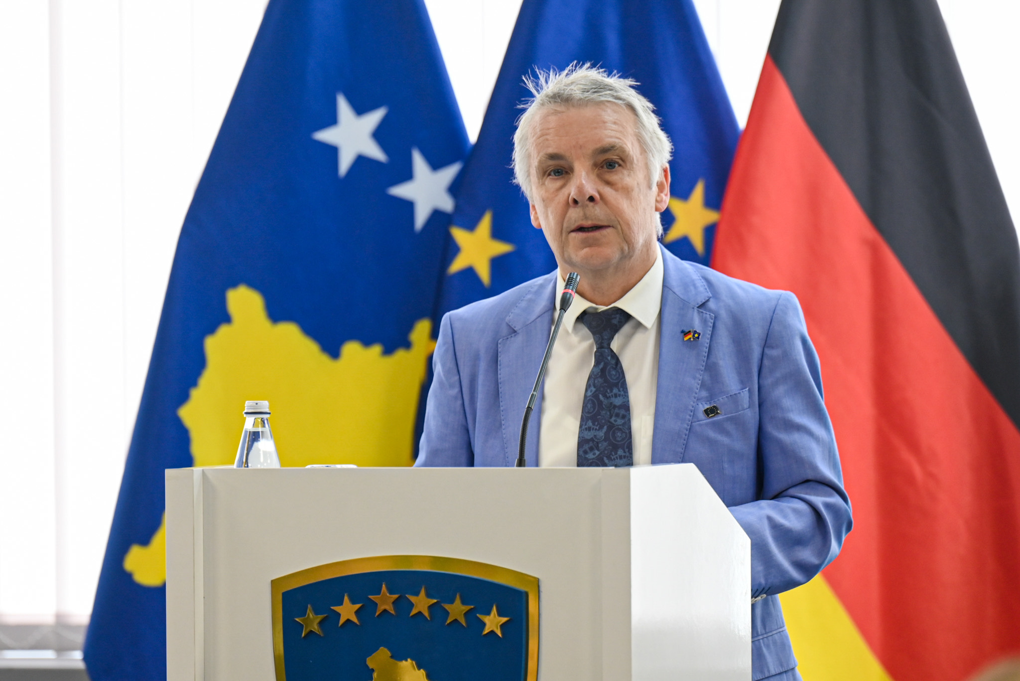 Dimal Basha urohet nga ambasada gjermane