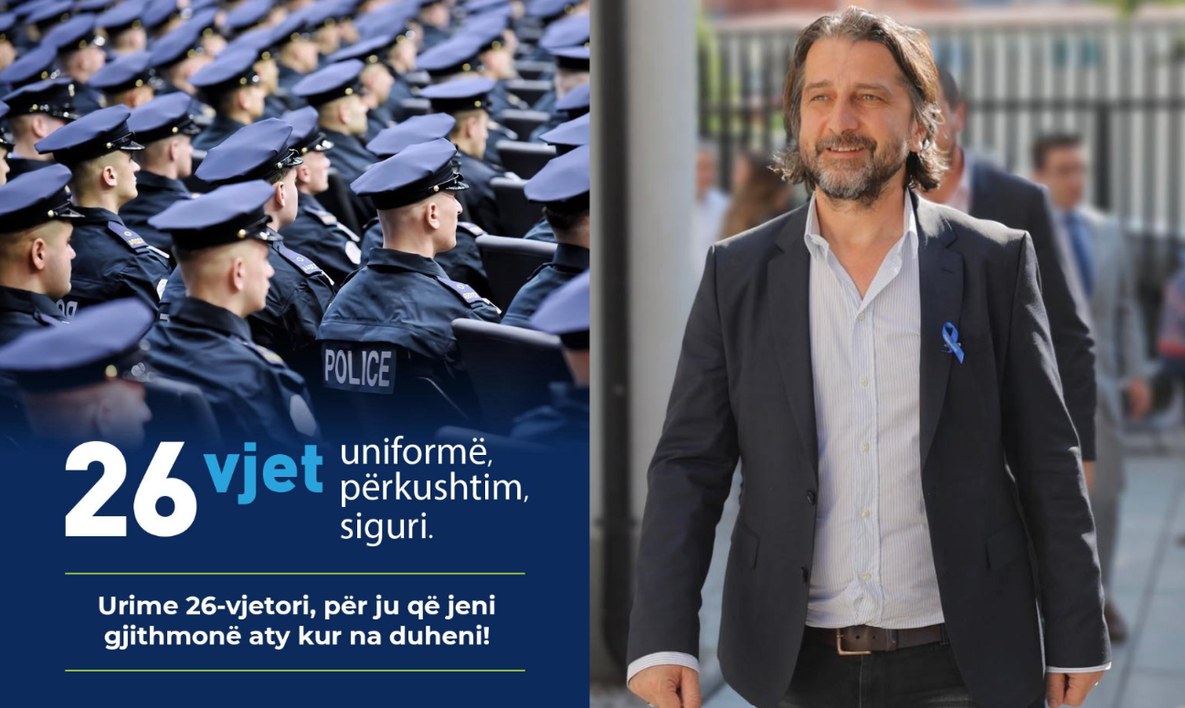 I pari i kryeqytetit uron Policinë për 26 vjetorin e themelimit: Na dhanë siguri, sot u japim lavdi