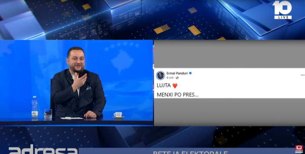 “Lujta, lujta pra” – Ermal Panduri i përgjigjet Arben Ahmetit pas kallëzimit penal nga Faton Peci: Më pëlqeu kallëzimi penal i Faton Pecit, mezi po e pres