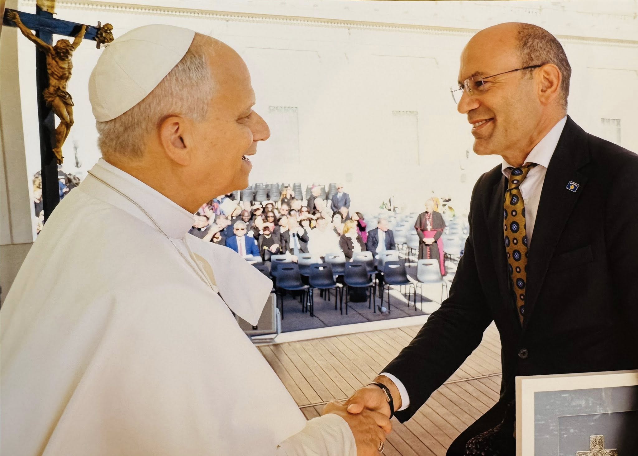 Vehbi Miftari takon Atin e Shenjtë, papë Leon e XIV: Atit të Shenjtë ia shpreha mirënjohjen dhe respektin e thellë të popullit të Kosovës