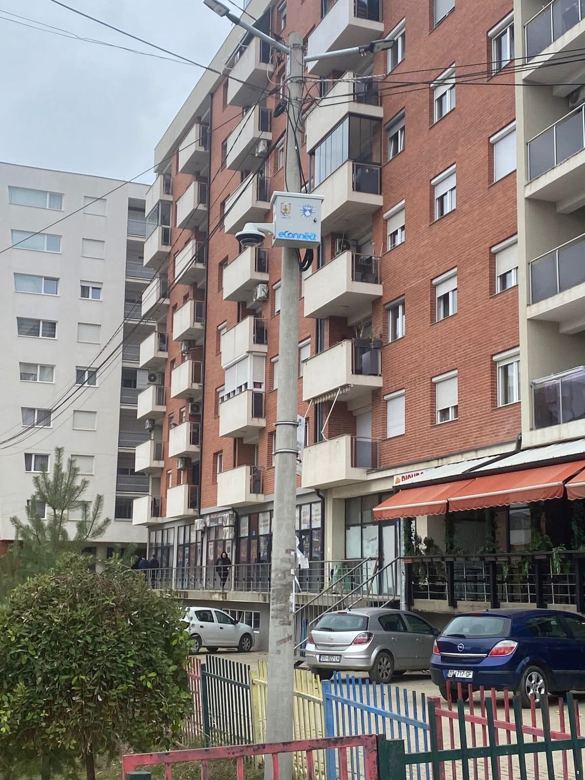 Hyn në fazë të fundit projekti i instalimit të kamerave të sigurisë në Prishtinë