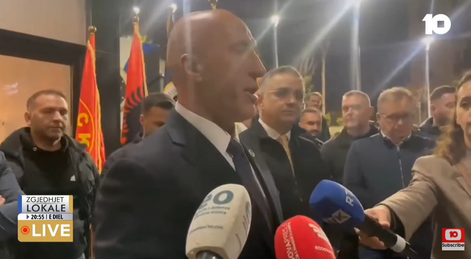 Haradinaj i gëzuar për rezultatin e AAK: Është një ndjenjë përgjegjësie, i lus kryetarët që të punojnë