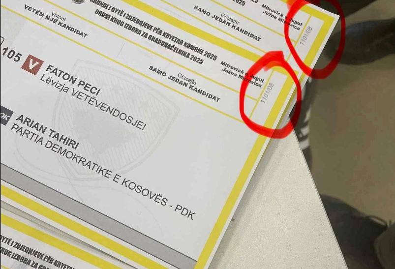 Akuza për vjedhje të votave në Mitrovicë, publikohet një fotografi
