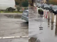 Reshjet e shiut shkaktojnë vështirësi në trafikun e kryeqytetit