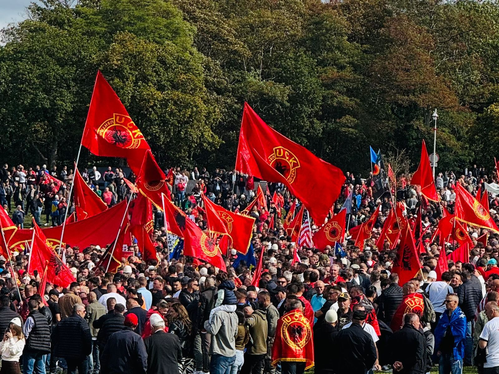 Protesta e radhës në përkrahje të ish-krerëve të UÇK-së mbahet në Shkup
