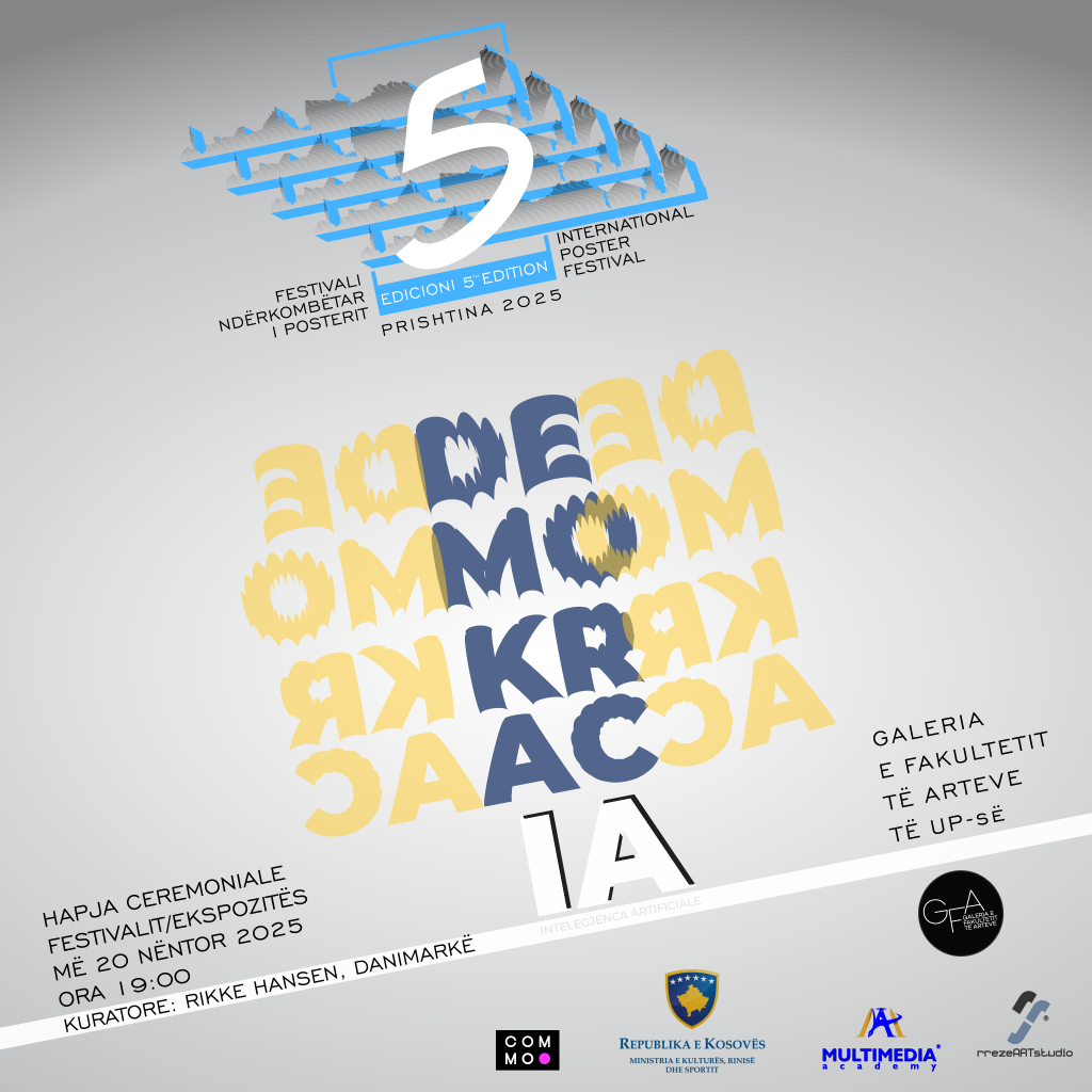 Nesër hapet ekspozita zyrtare e Festivalit Ndërkombëtar të Posterit “Prishtina 2025”