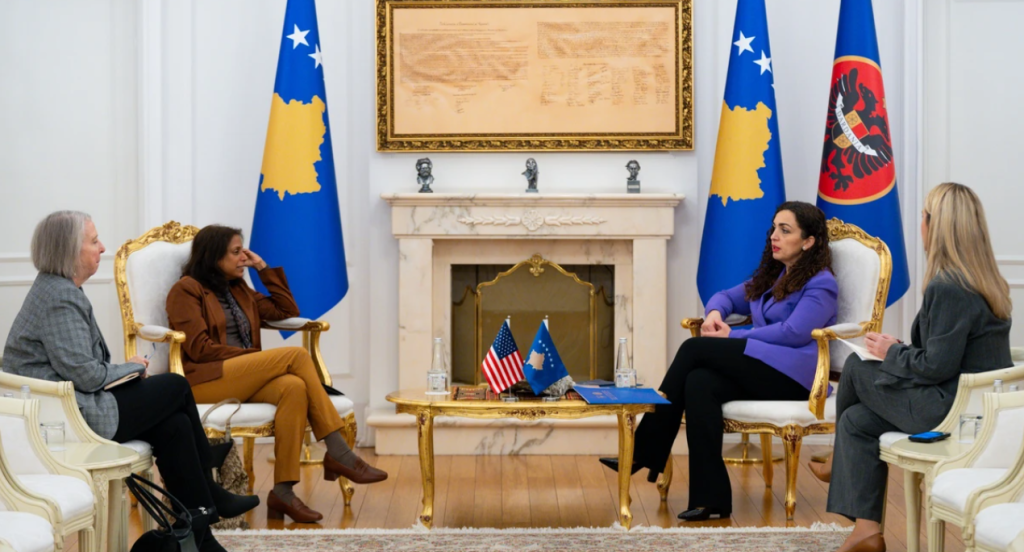 Caktimi i zgjedhjeve, Osmani diskuton zhvillimet e fundit me diplomaten amerikane Prattipati