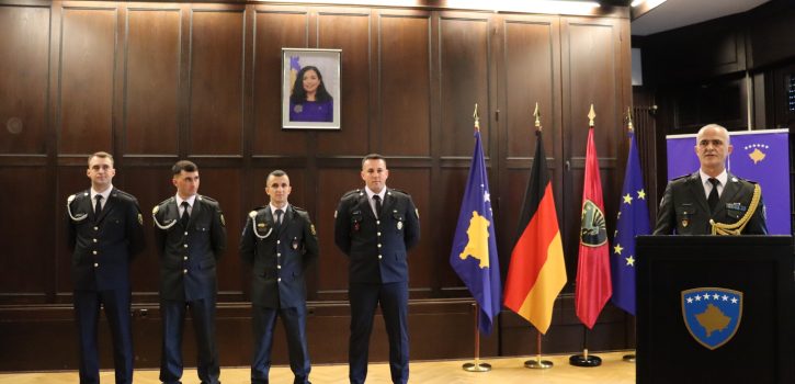 Katër kadetë të FSK-së diplomojnë në Gjermani