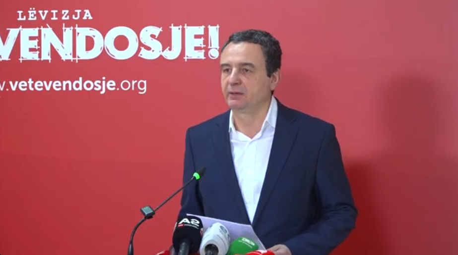 Vetëvendosja nominon Albin Kurtin për kryeministër