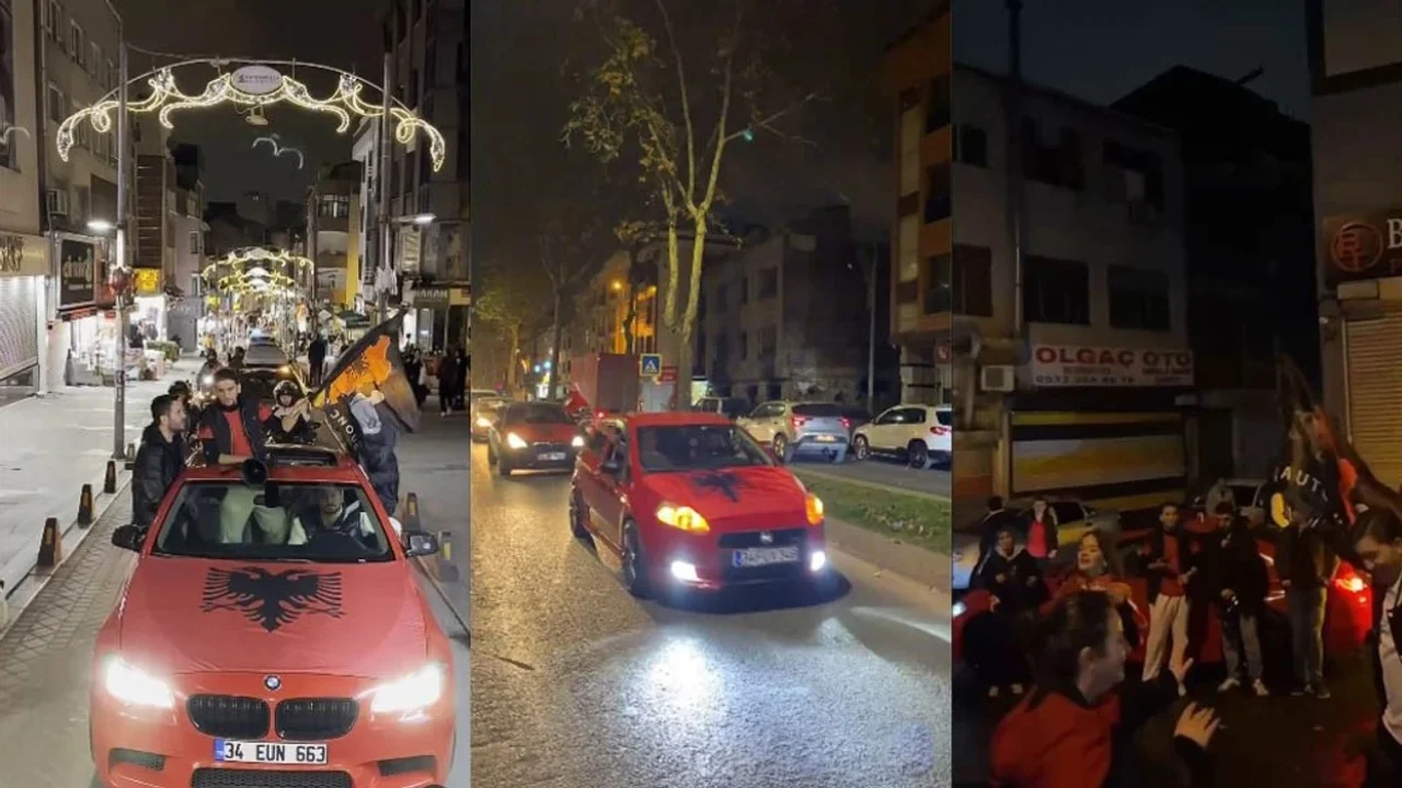 Festë edhe përtej kufirit  shqipet në Turqi me këngë patriotike marshuan rrugëve të Stambollit