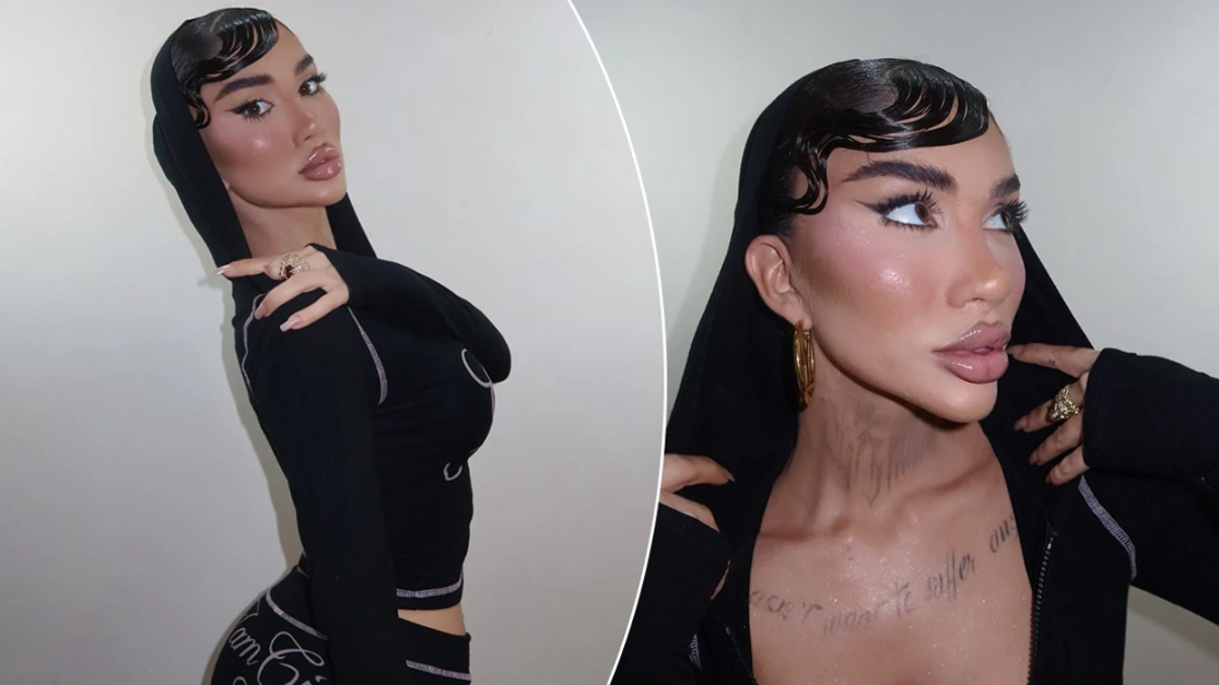 Eskalon me fillim Bia Khalifa   heq sytjenat dhe hidhet në pishinë