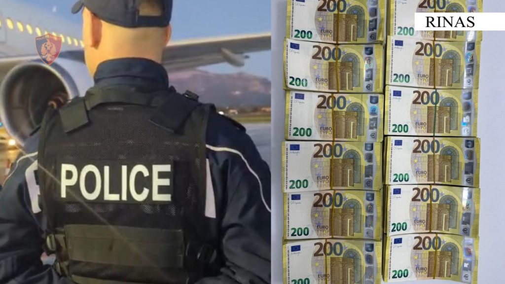 Tentoi të hynte në Shqipëri me 240 mijë euro të padeklaruara, procedohet penalisht 36-vjeçari