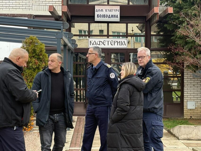 KFOR, EULEX dhe Policia e Kosovës në Zubin Potok