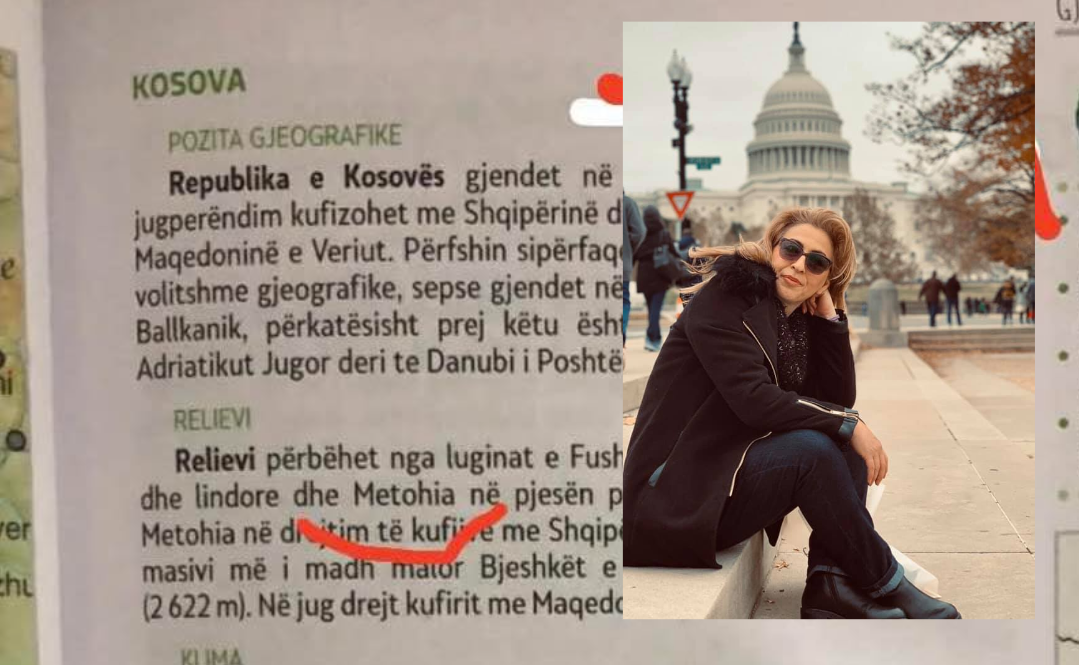 Skandal në librat shkollorë në Maqedoninë e Veriut, Kosova quhet Metohi – Reagon analistja  Nafie Selamani